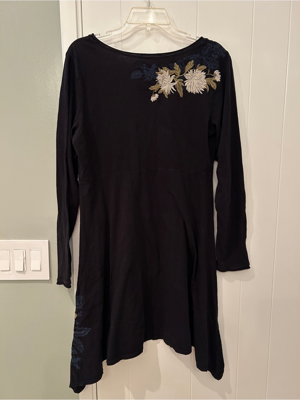 Johnny Was Embroidered Floral Long Sleeve Dress - Picture 5 of 7